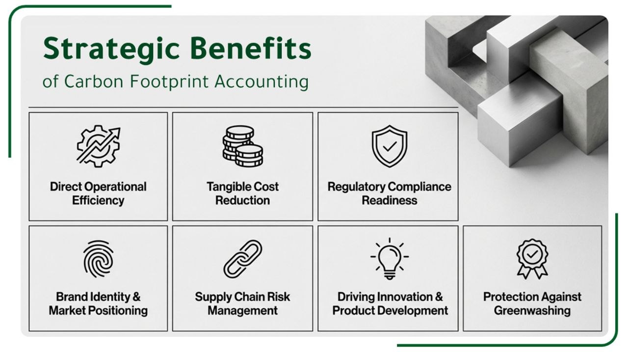 Strategic benefits of carbon accounting